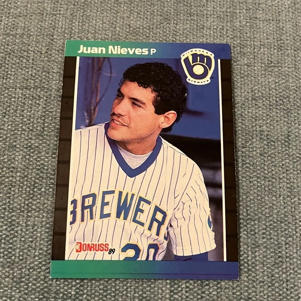 1989 Donruss Milwaukee Brewers Baseball Card Trading Card